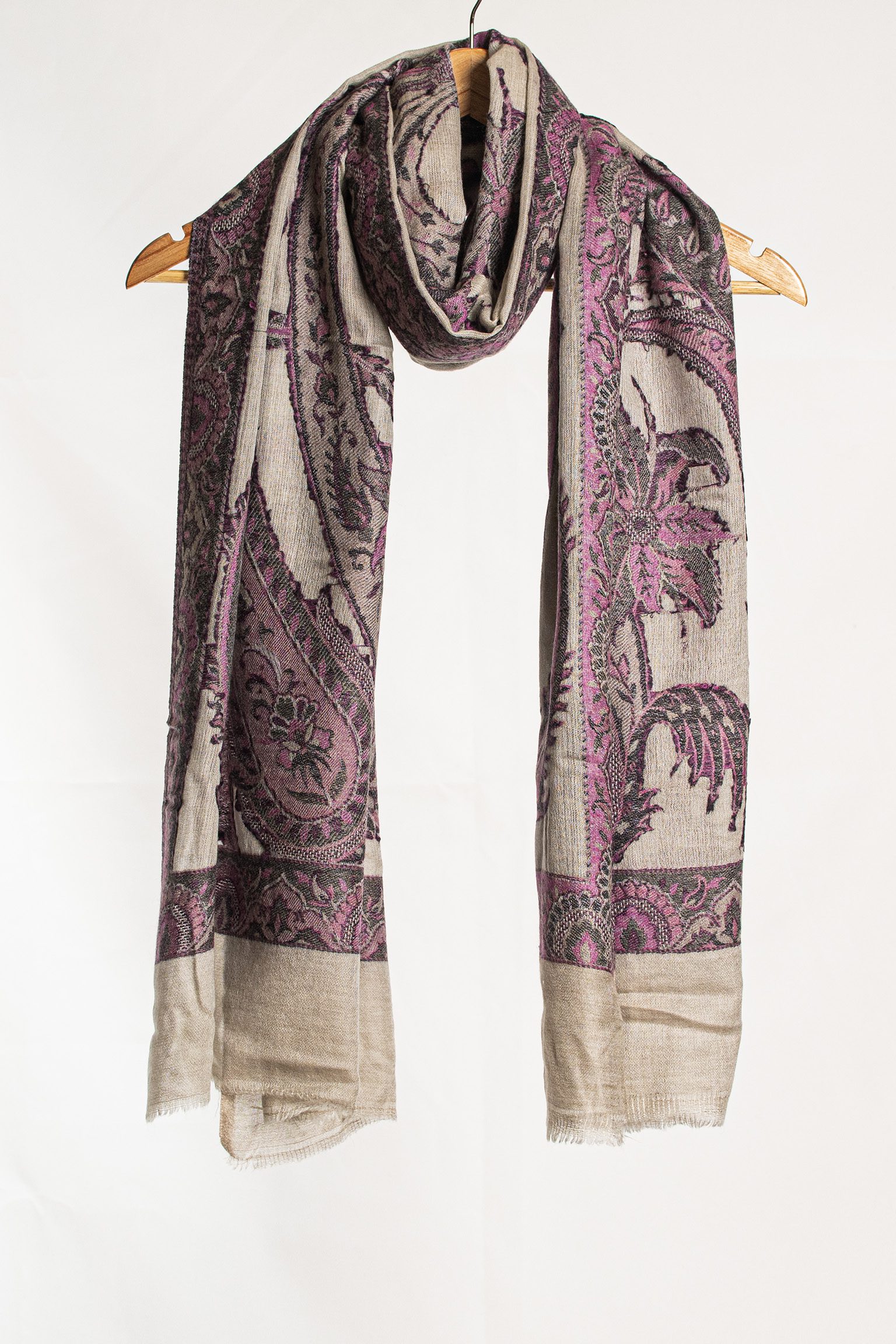 Twilight Paisley Shawl