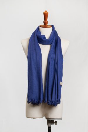 Cobalt Drift Scarf