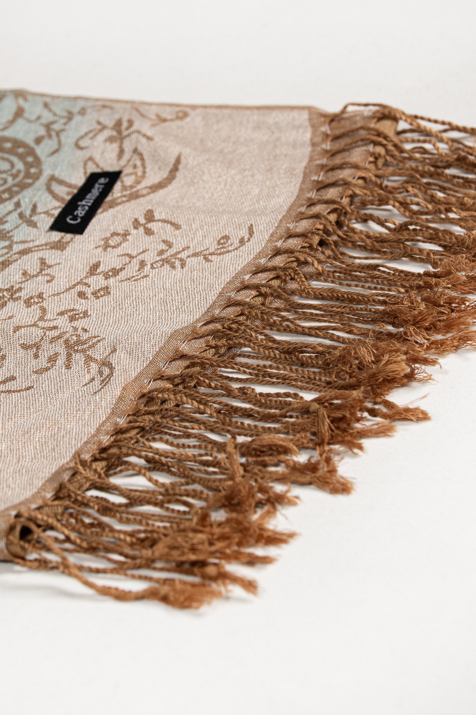 Golden Breeze Paisley Scarf - Image 4