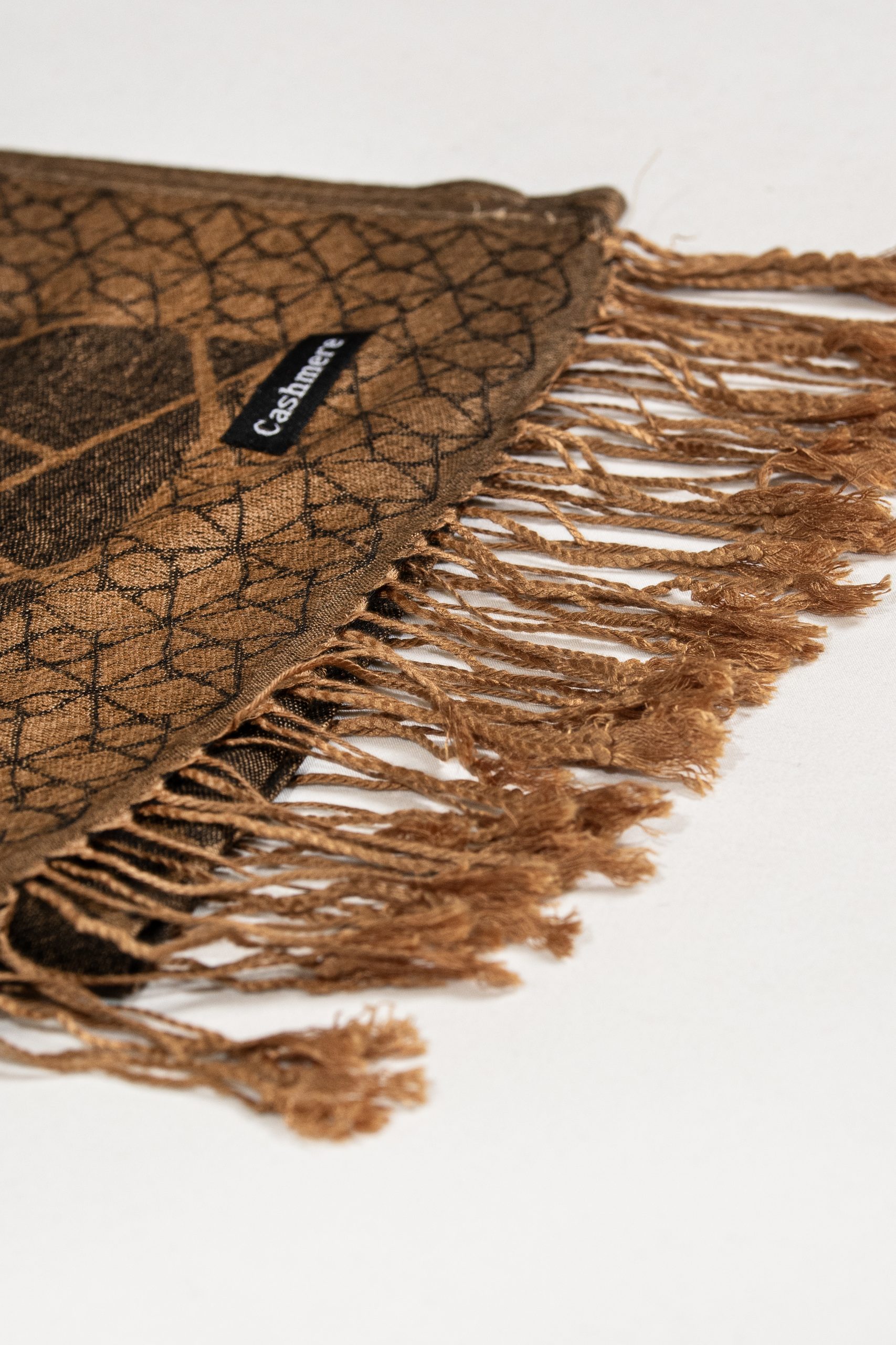 Bronze Mosaic Woven Scarf - Image 4
