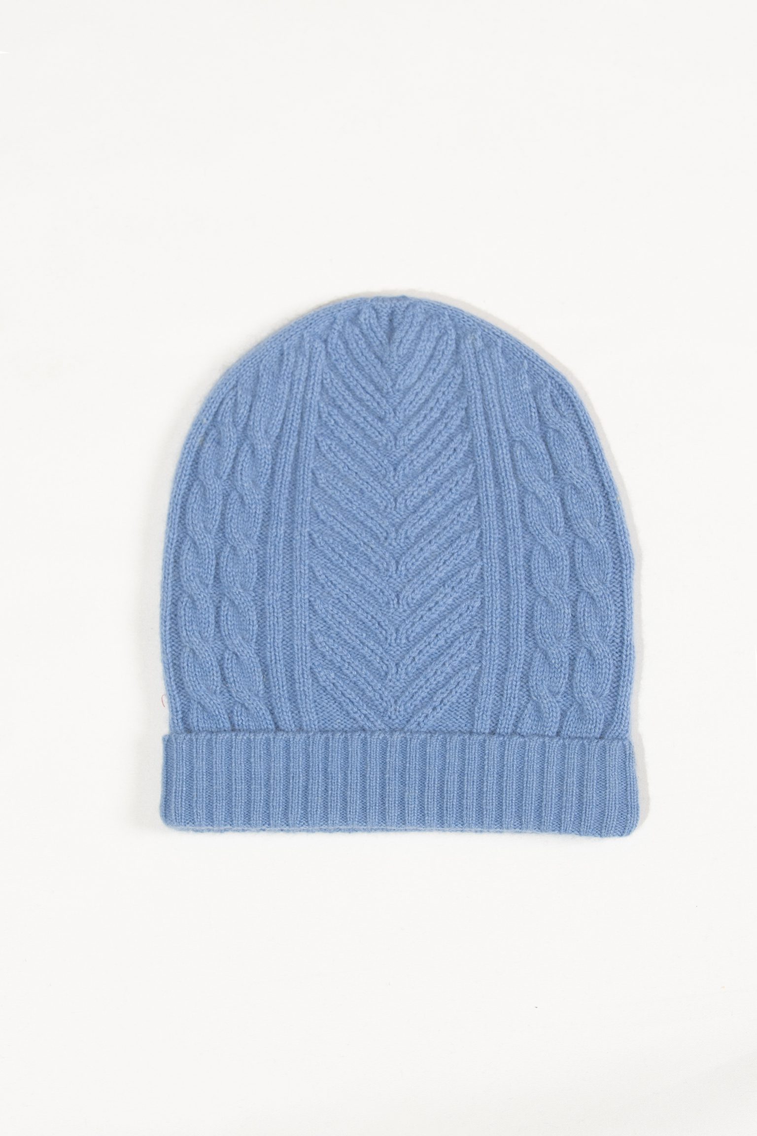 Soft Blue Knit Beanie - Image 2