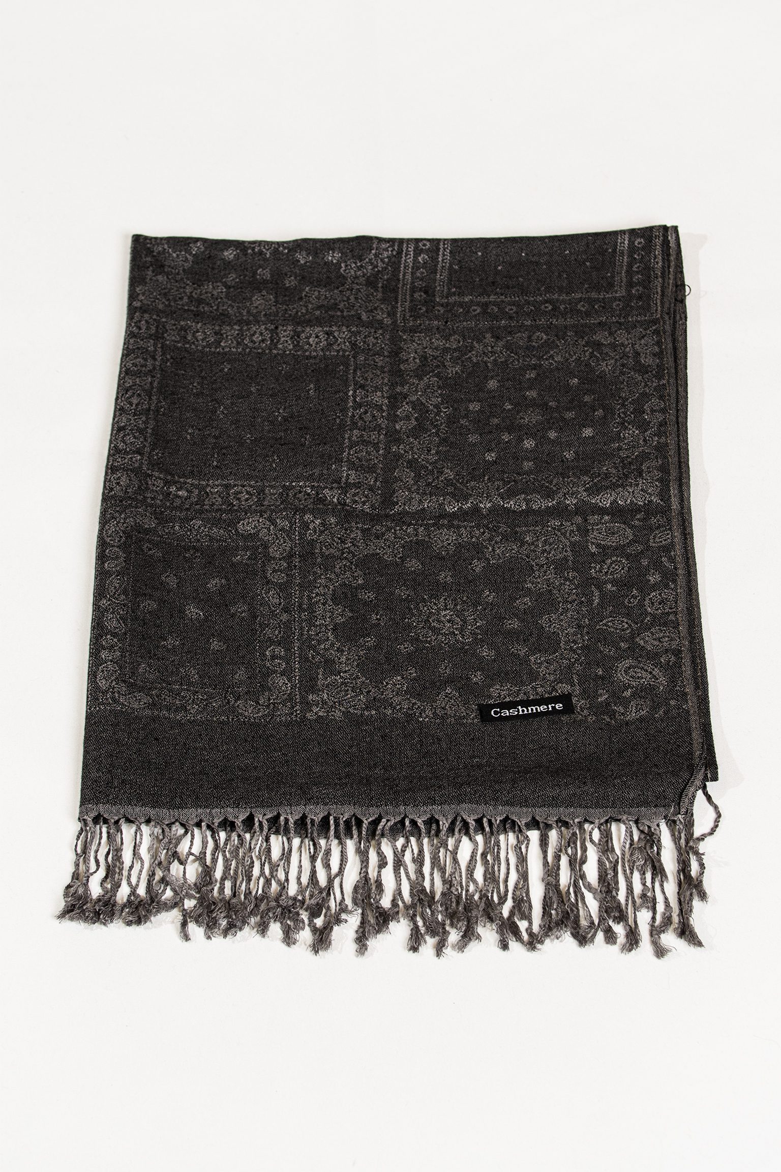 Charcoal Reverie Artisan Shawl - Image 2
