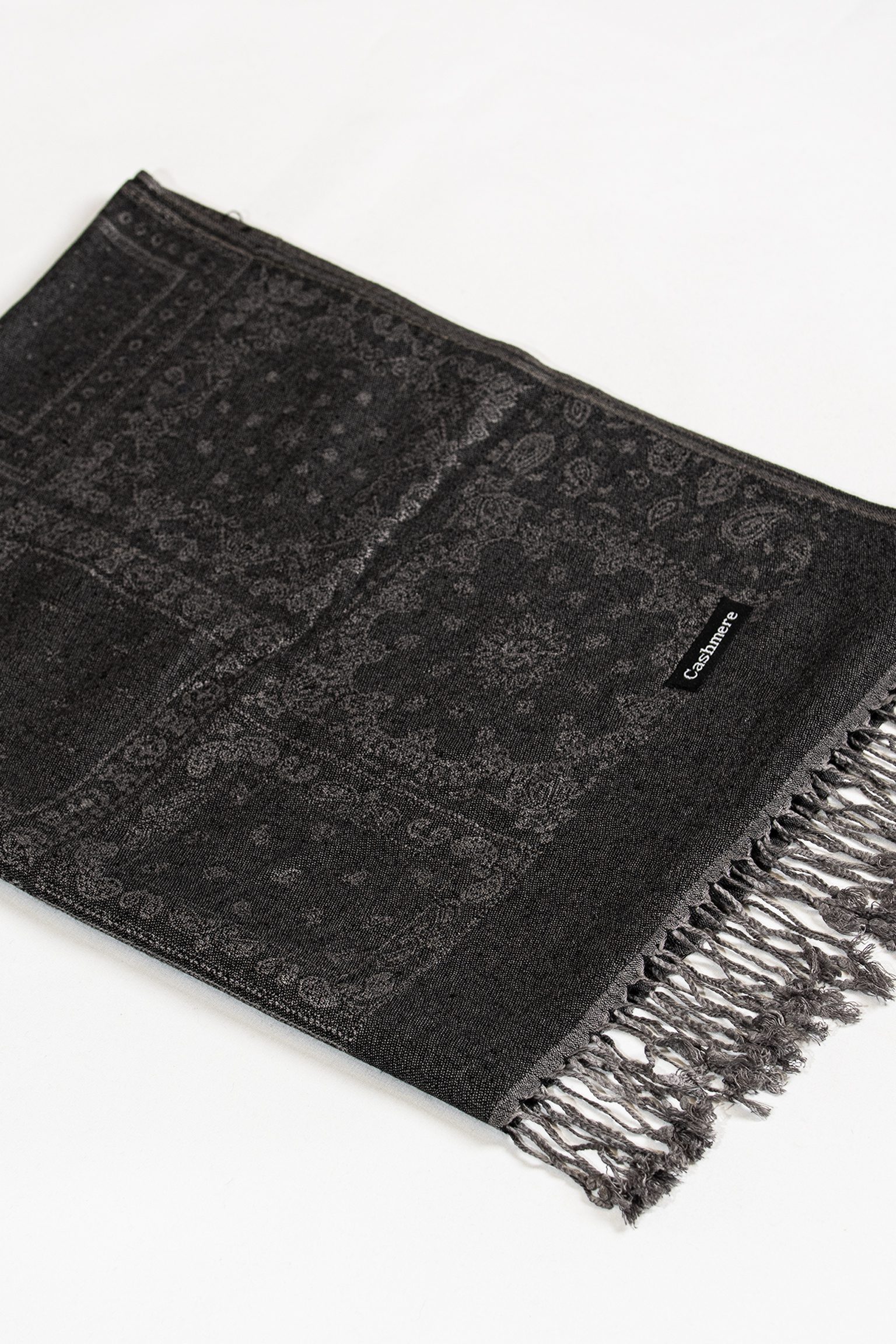 Charcoal Reverie Artisan Shawl - Image 3