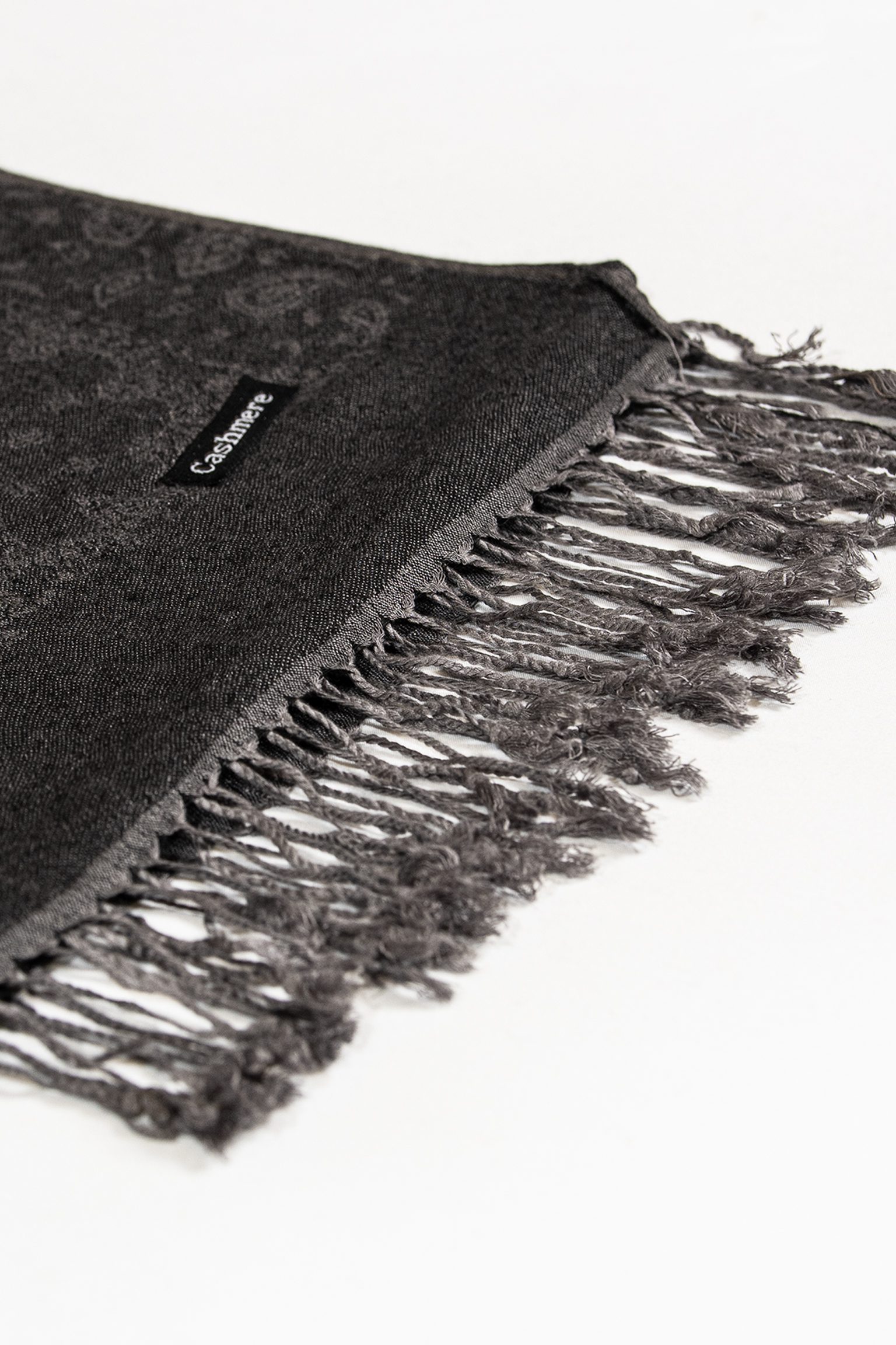 Charcoal Reverie Artisan Shawl - Image 4