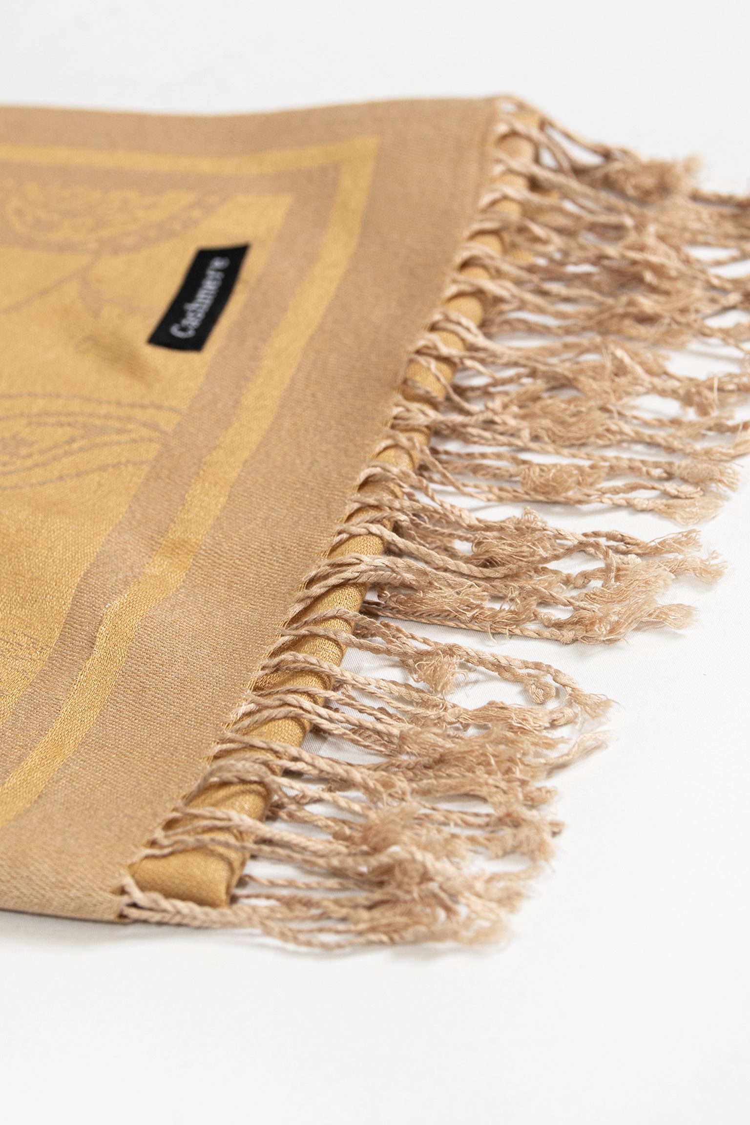 Golden Sand Paisley Scarf - Image 4