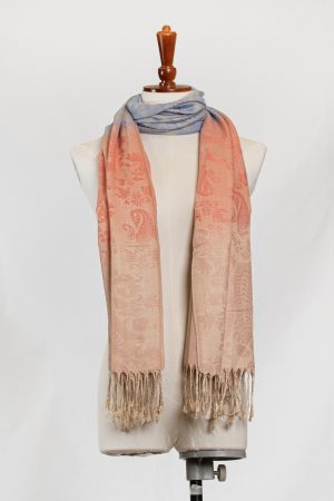 Sunrise Blossom Jacquard Scarf