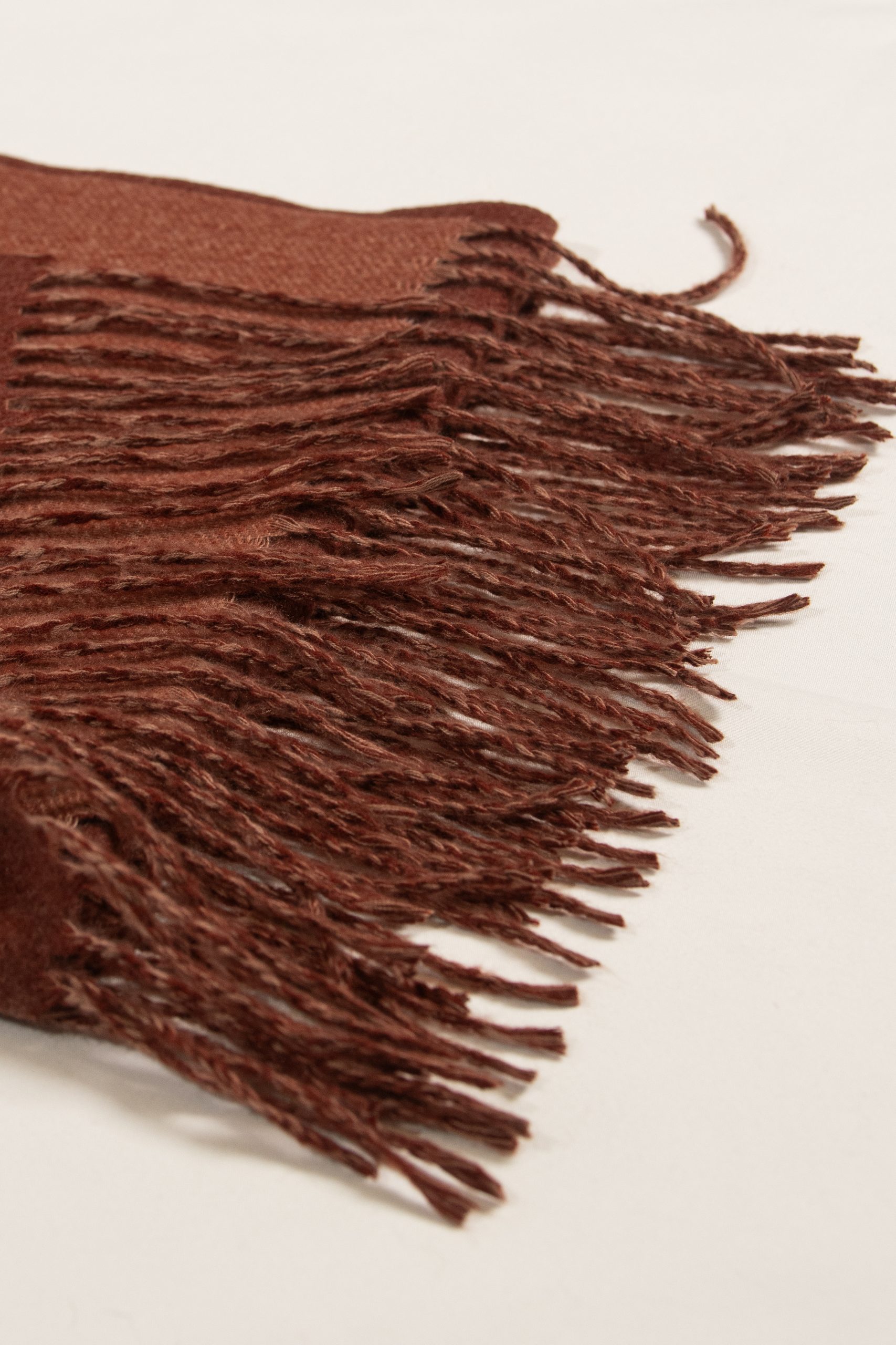 Rust Maple Two-Tone Cashmere-Feel Scarf - Image 4