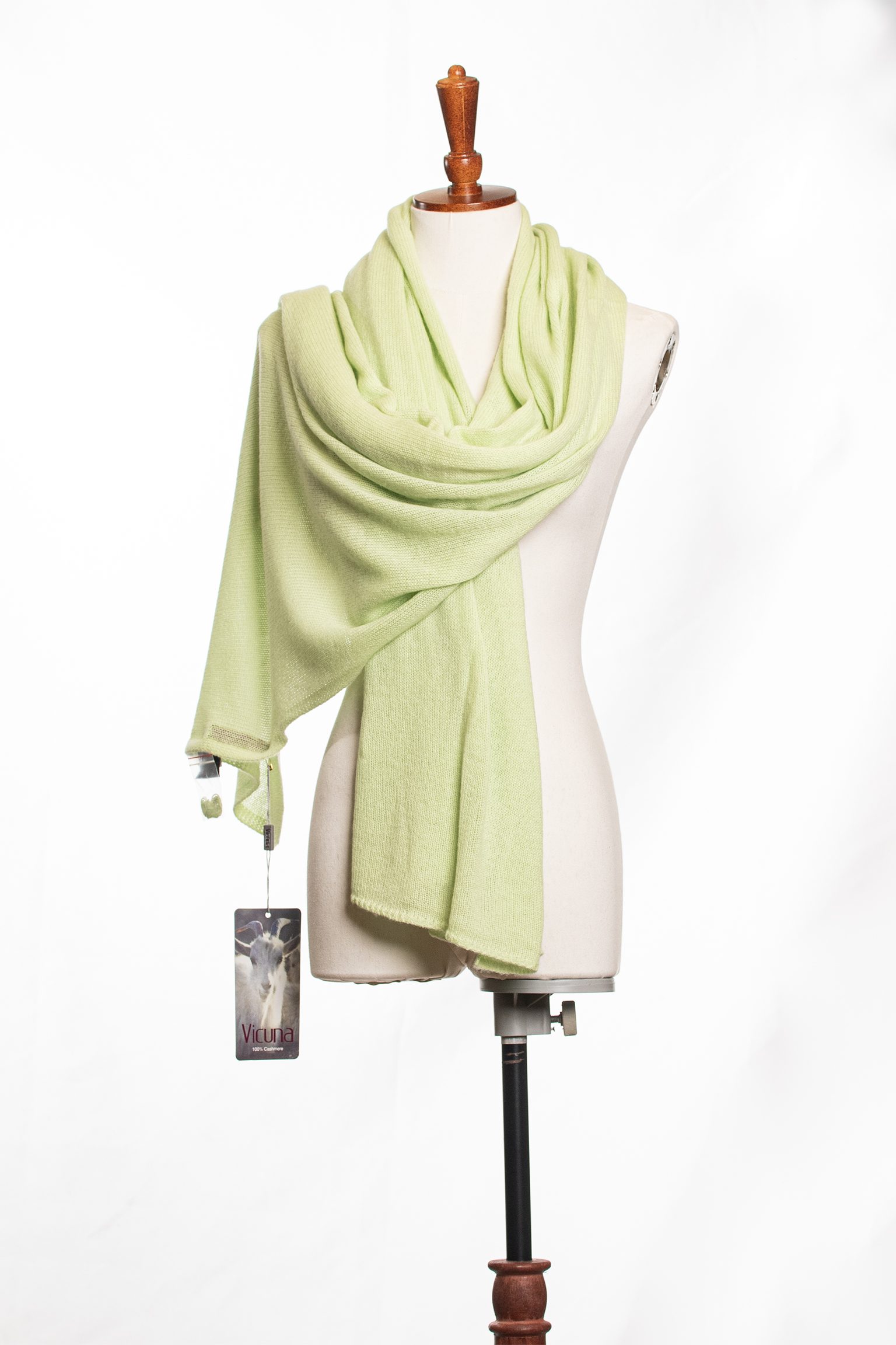 Lime Mist Lightweight Shawl - Image 2