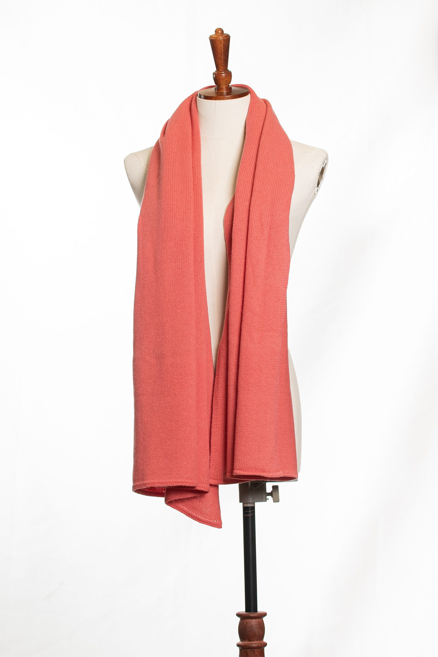 Coral Blossom Cozy Shawl