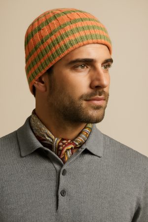 The Harvest Stripe Knit Beanie