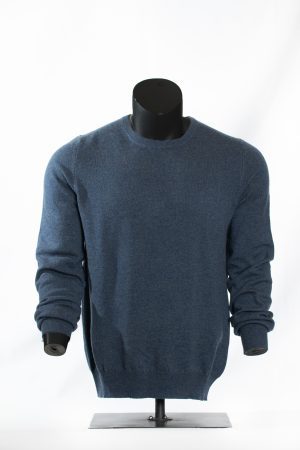 Steel Blue Essential Crewneck Sweater