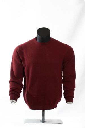 Burgundy Royale Classic Crewneck Sweater