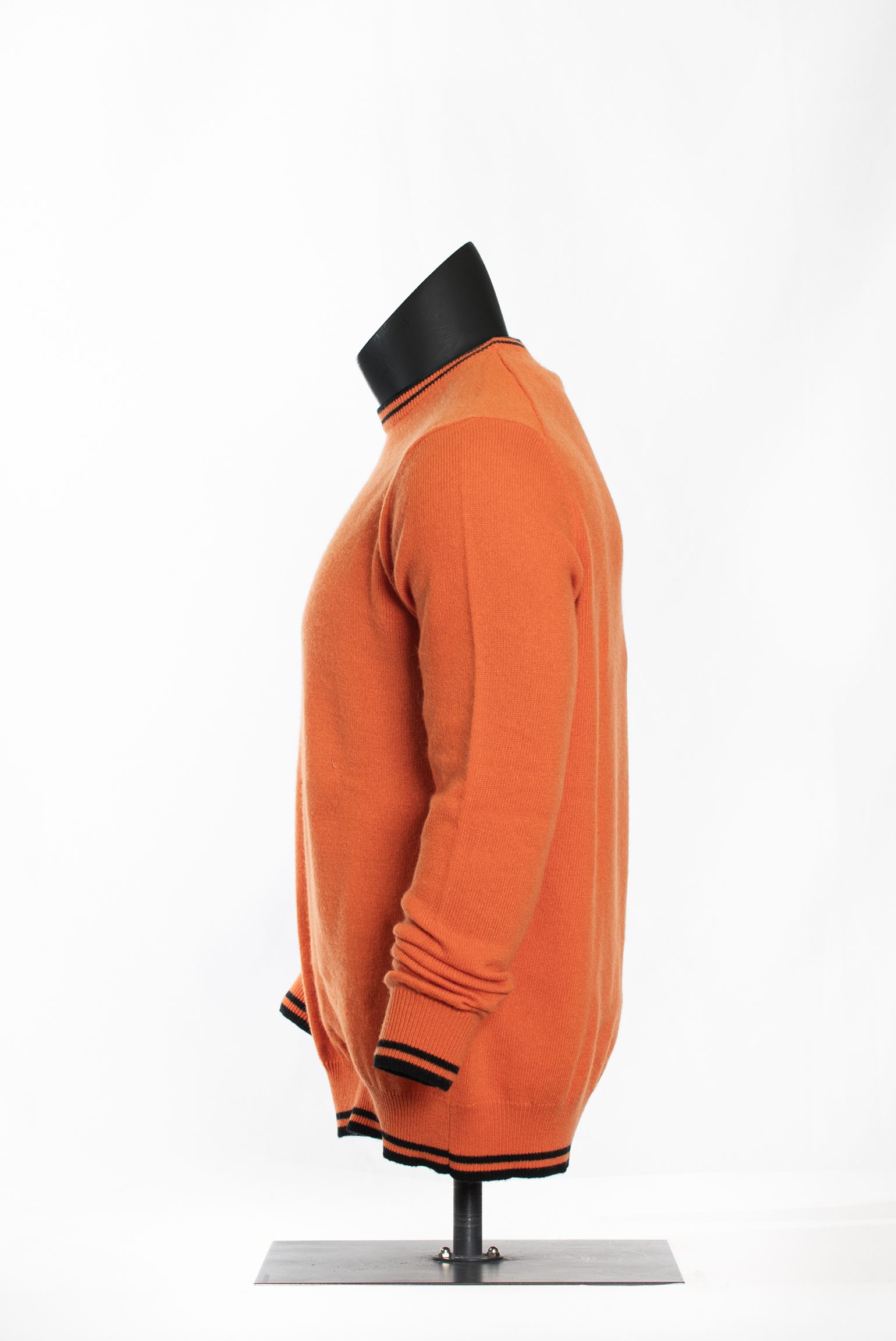 Amber Contrast Trim Crewneck Sweater - Image 2