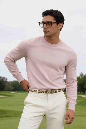 Rose Essential Crewneck Sweater