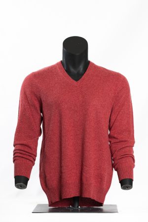 Crimson Cozy Cashmere Sweater