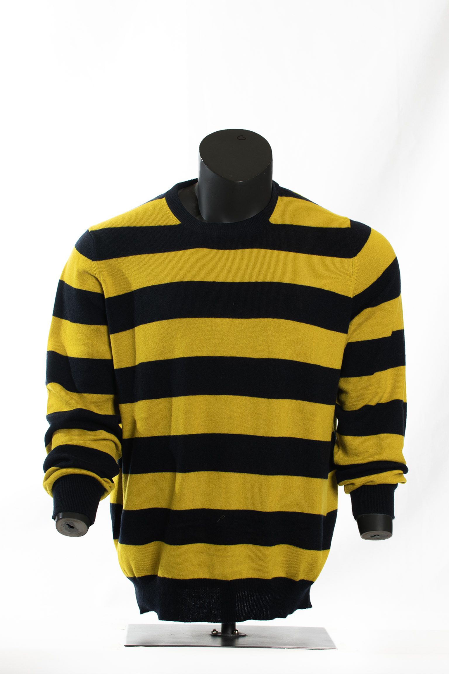 Midnight Gold Bold Stripe Sweater