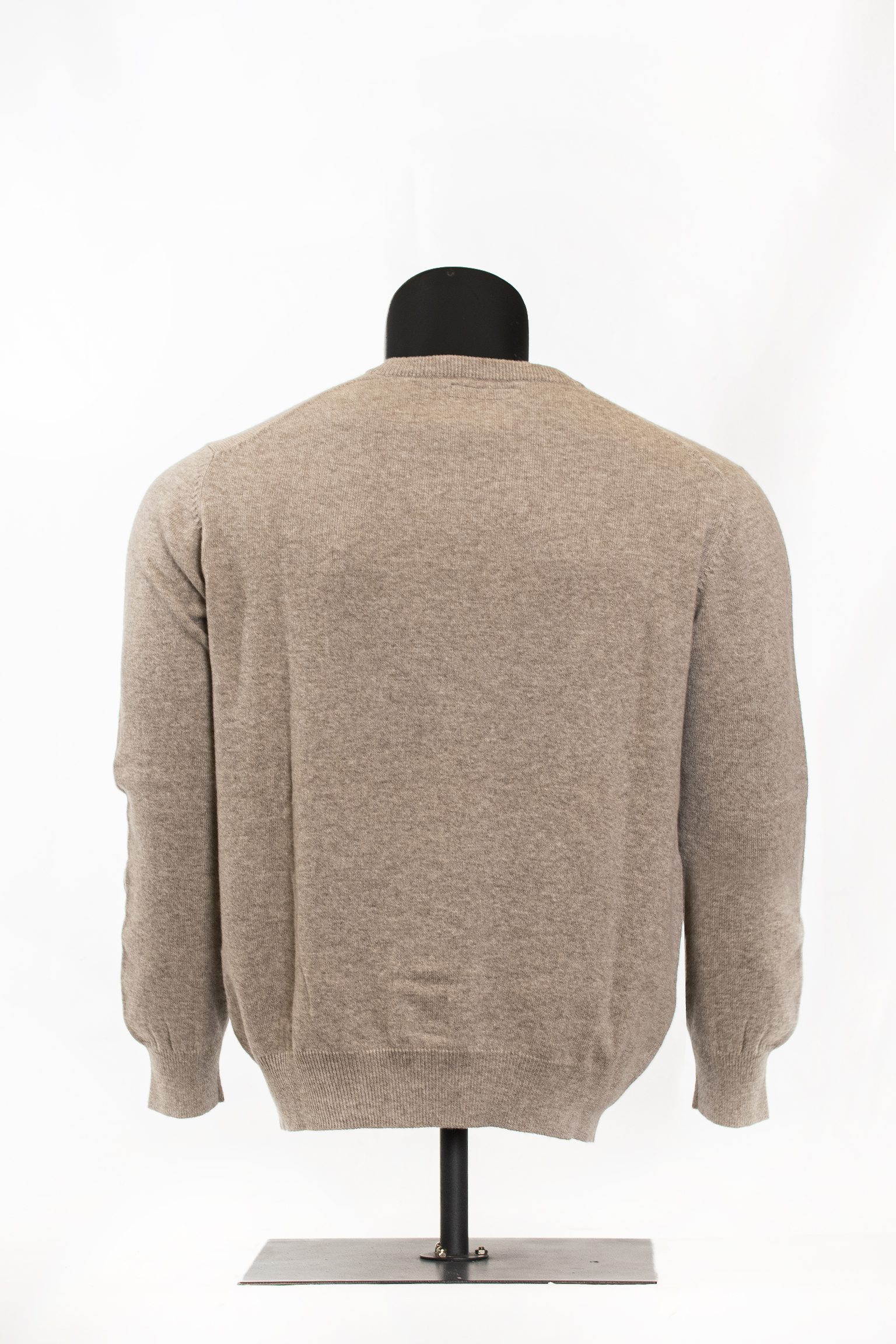 Mocha Luxe V-Neck Sweater - Image 2