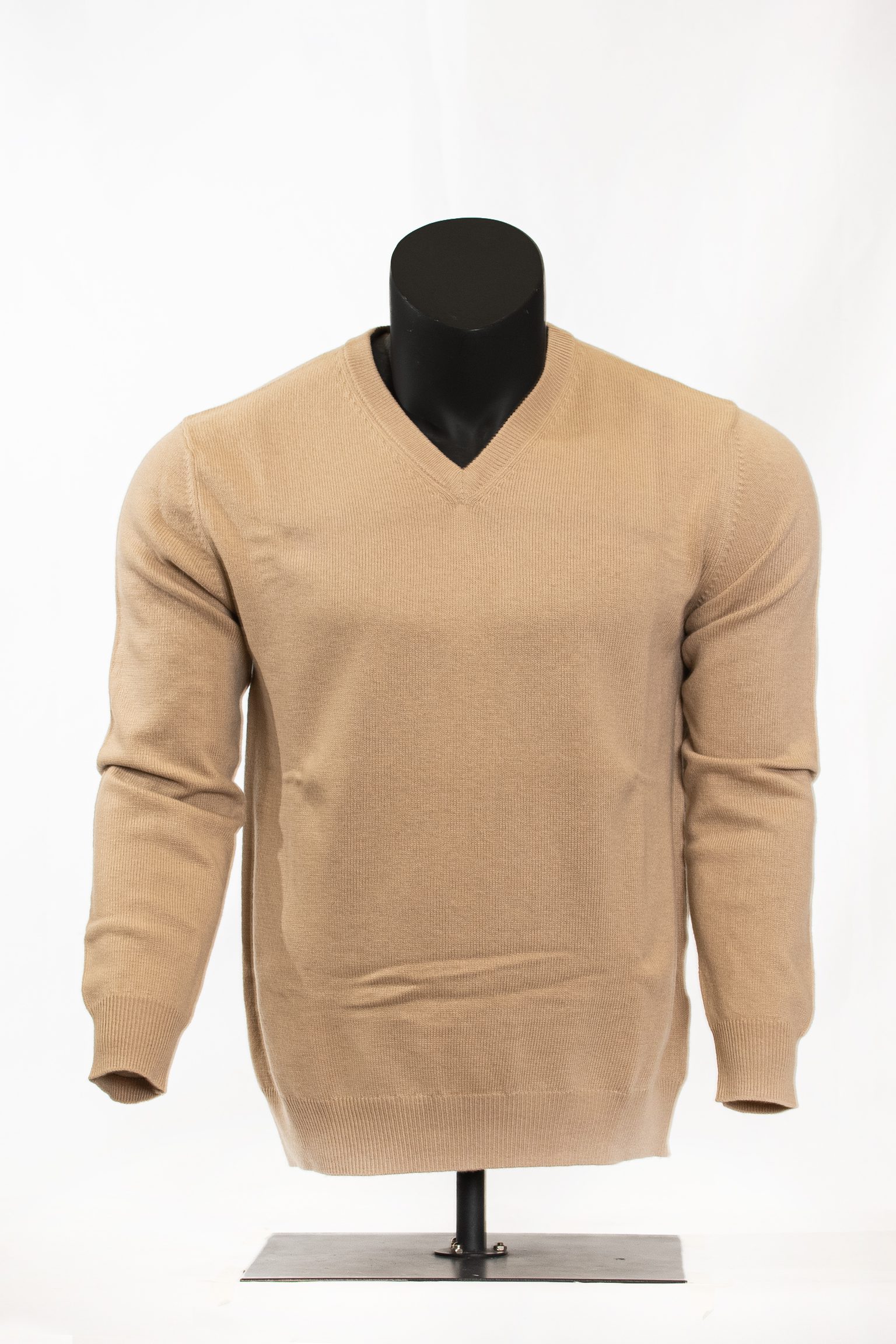 Golden Sand V-Neck Sweater