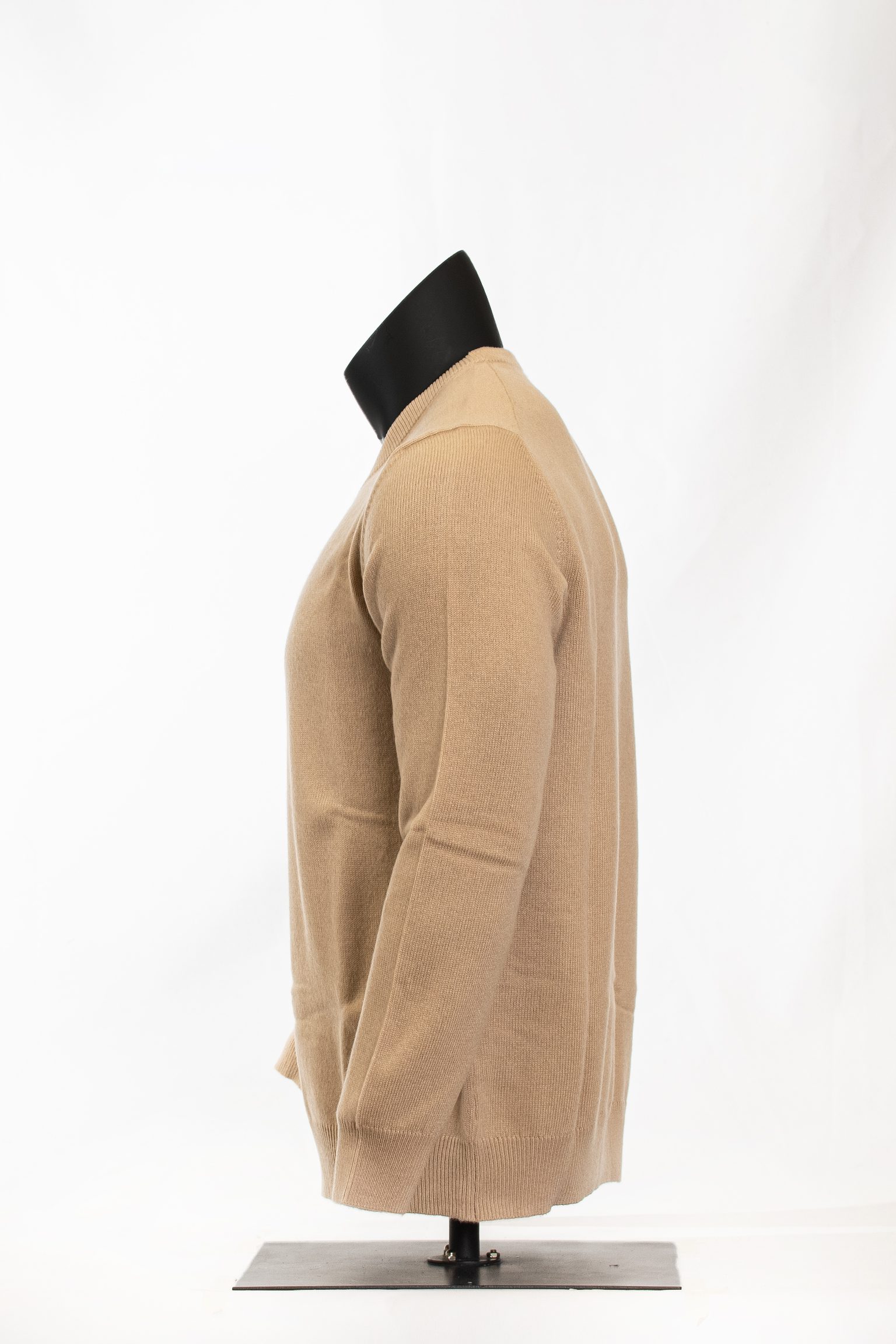 Golden Sand V-Neck Sweater - Image 3