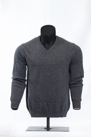 Midnight Ash V-Neck Knit