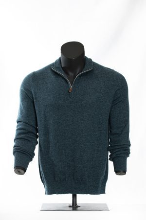 Emerald Ridge Quarter-Zip Knit Sweater