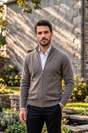 The Heritage Merino Full-Zip Cardigan