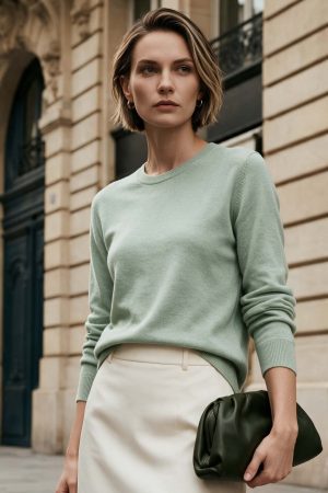 Mint Cozy Knit Sweater