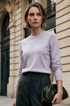 LavenderLuxe Cashmere Sweater