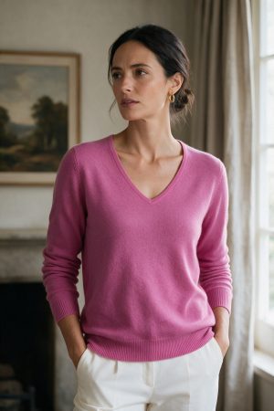 Cozypink Velvet Touch Sweater