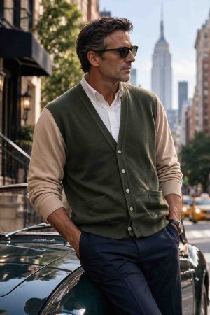 The Atelier Shawl-Collar Knit Cardigan — Style 102