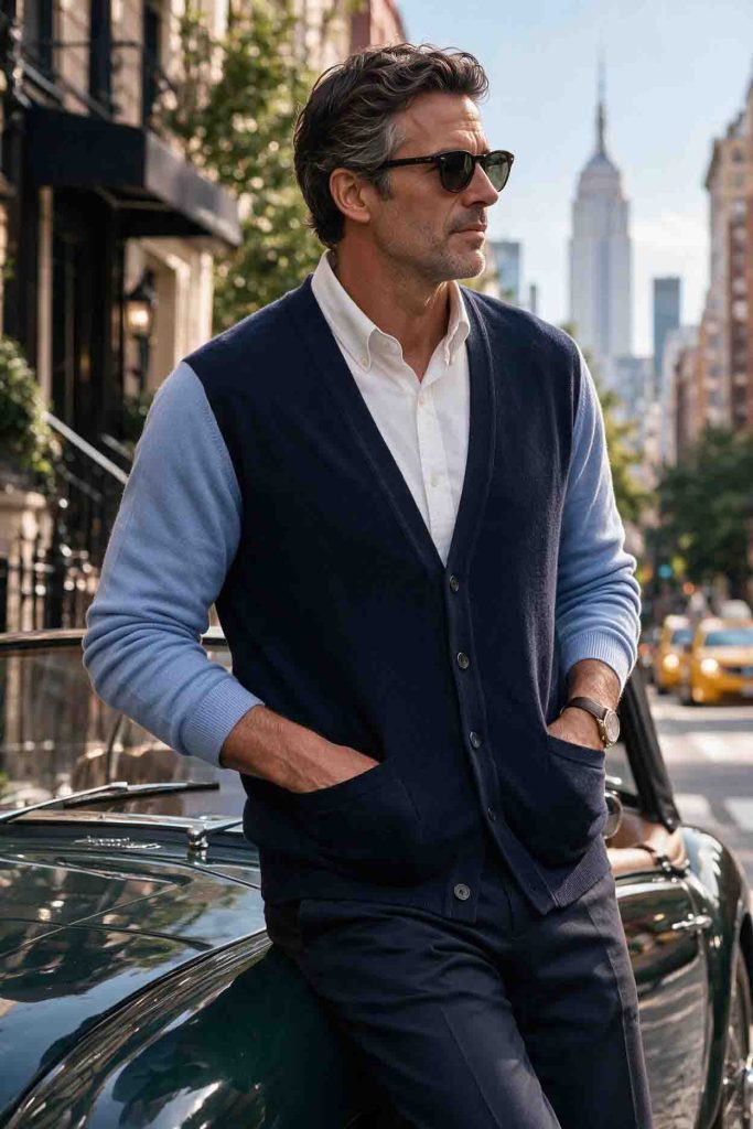 The Regent Shawl-Collar Knit Cardigan — Style 101